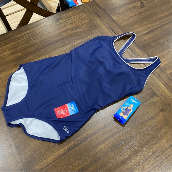 Speedo Women’s Swim Suit - One Piece - Blue - Picture 3 of 5